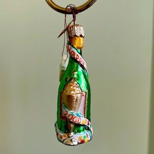 Christopher Radko Champagne Ornament